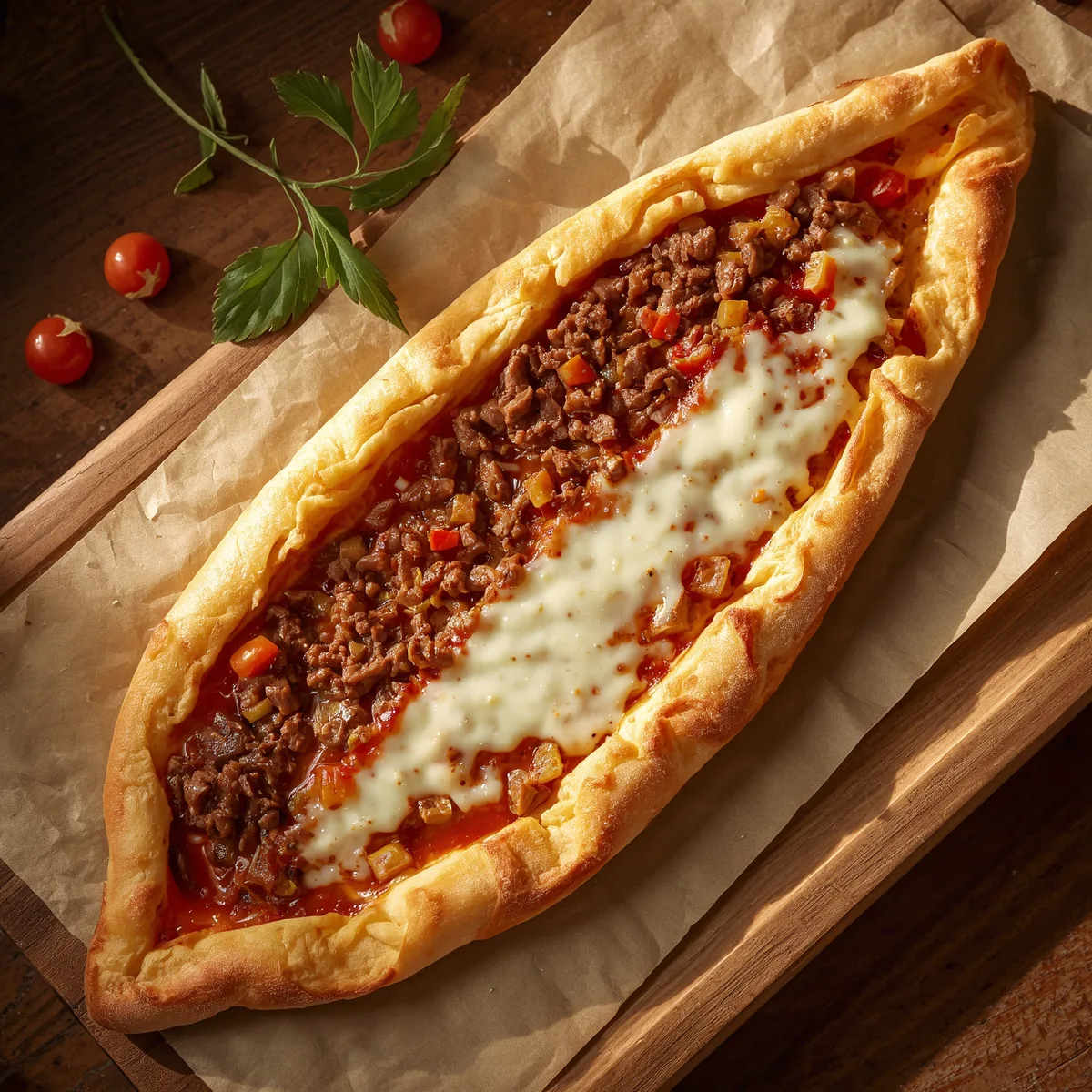 Mixed (two toppings of your choice) Pide